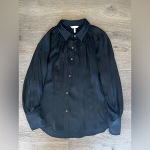 Rebecca Taylor Black Button-Up Blouse - size 2